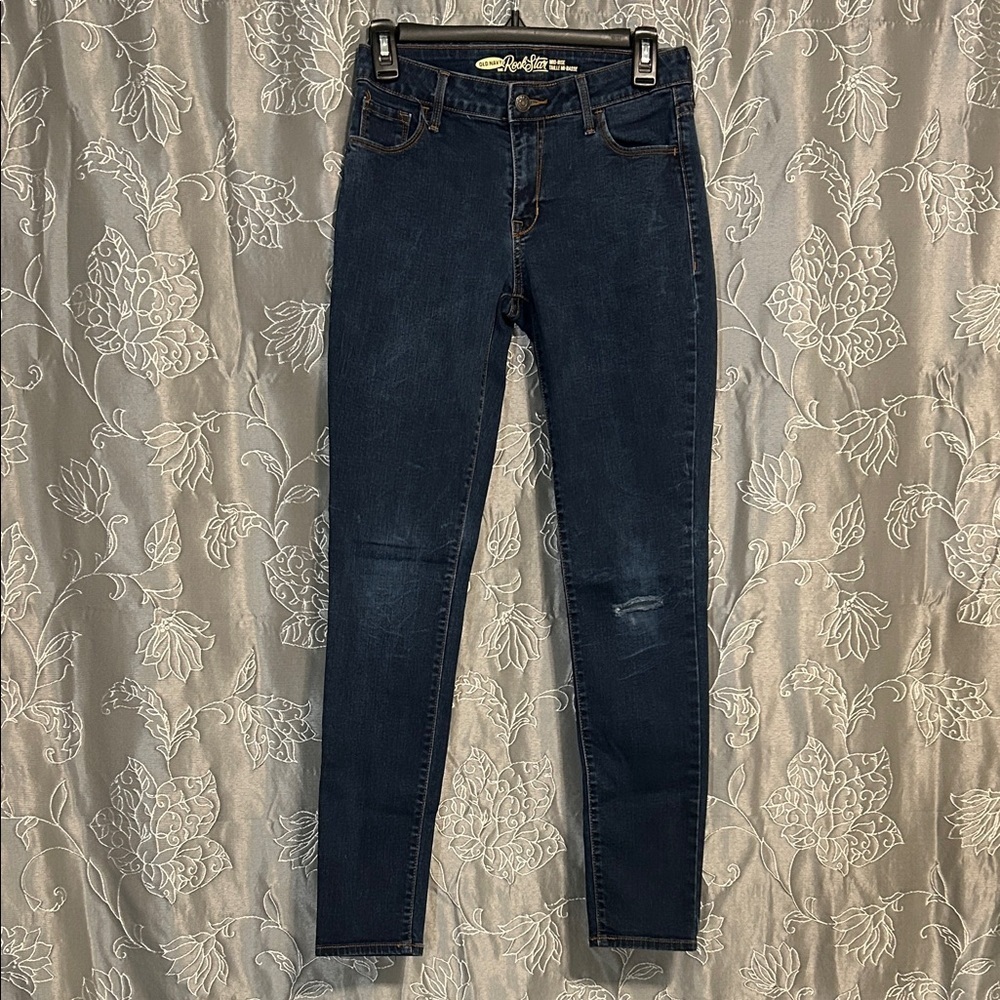 Old Navy Rockstar Dark Blue Women's Skinny Jeans